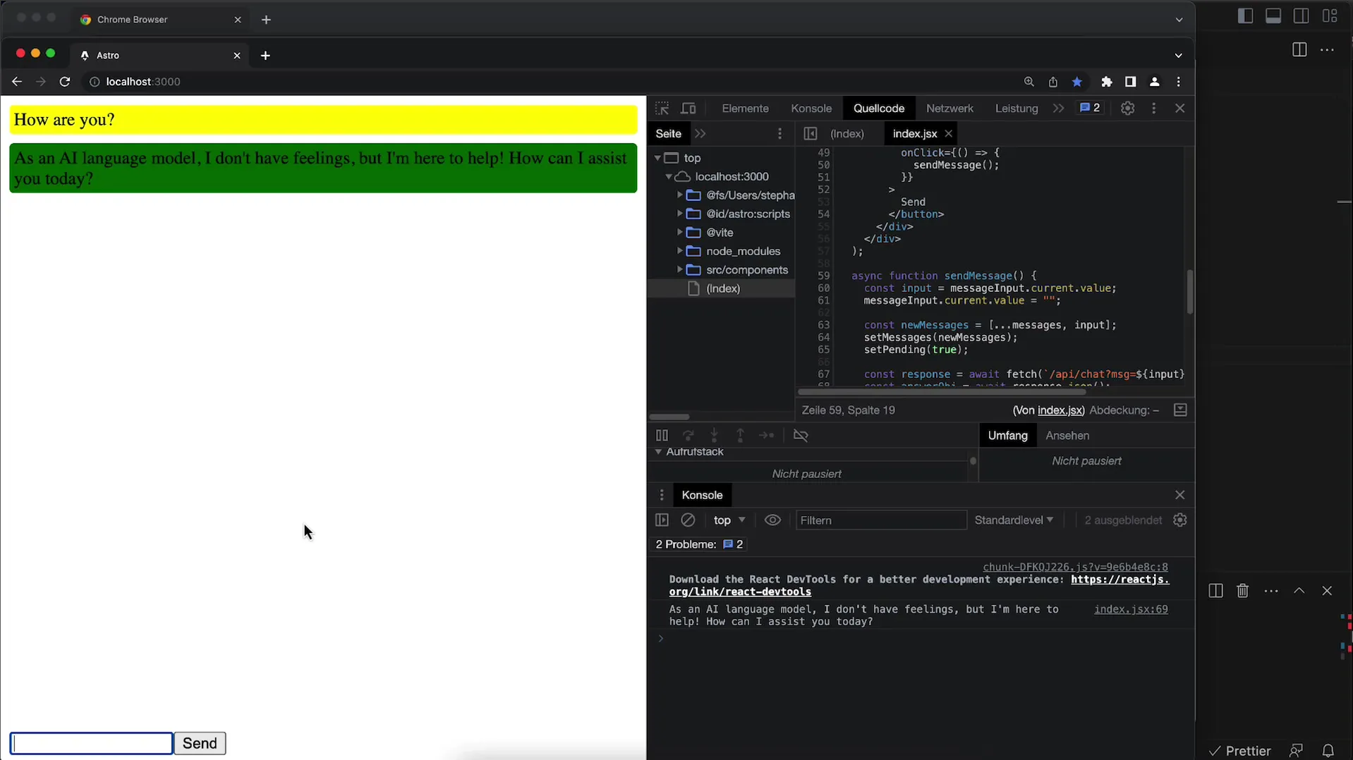 Zkrášlit chatovací historii pomocí rozhraní API od OpenAI
