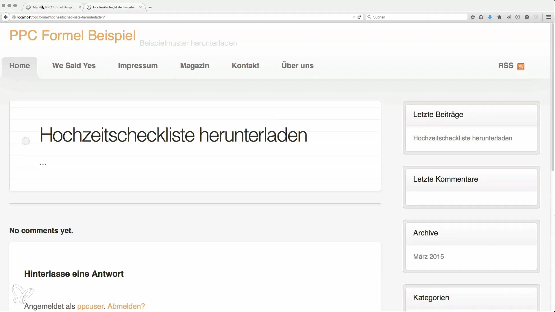 Effektive Einrichtung von Menüs und Widgets für Webseiten