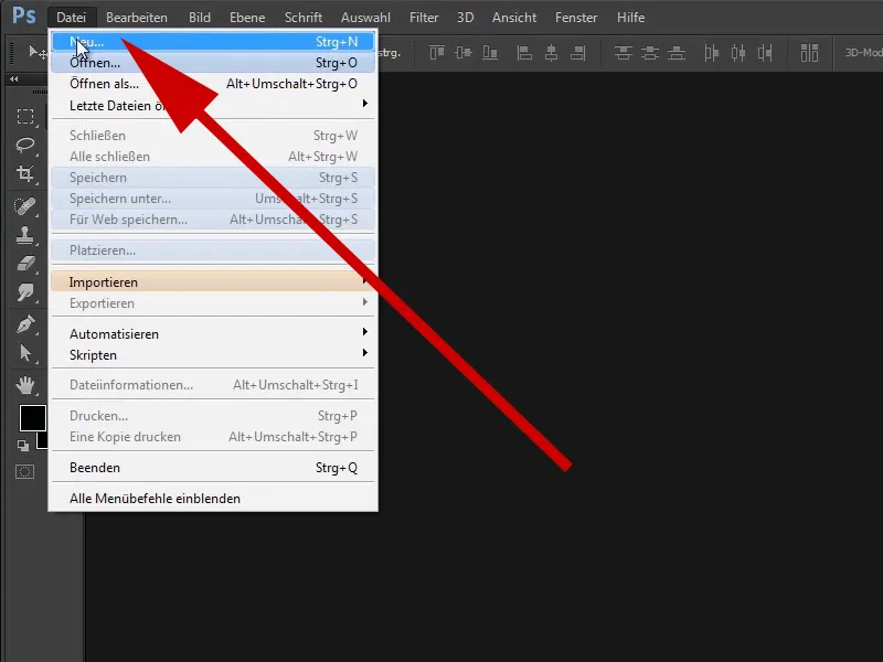 Photoshop-Composing - Feuer und Eis - Teil 01: Einführung, Vorbereitung und Platzierung des ersten Bildes Photoshop-Composing - Feuer und Eis - Teil 01: Einführung, Vorbereitung und Platzierung des ersten Bildes