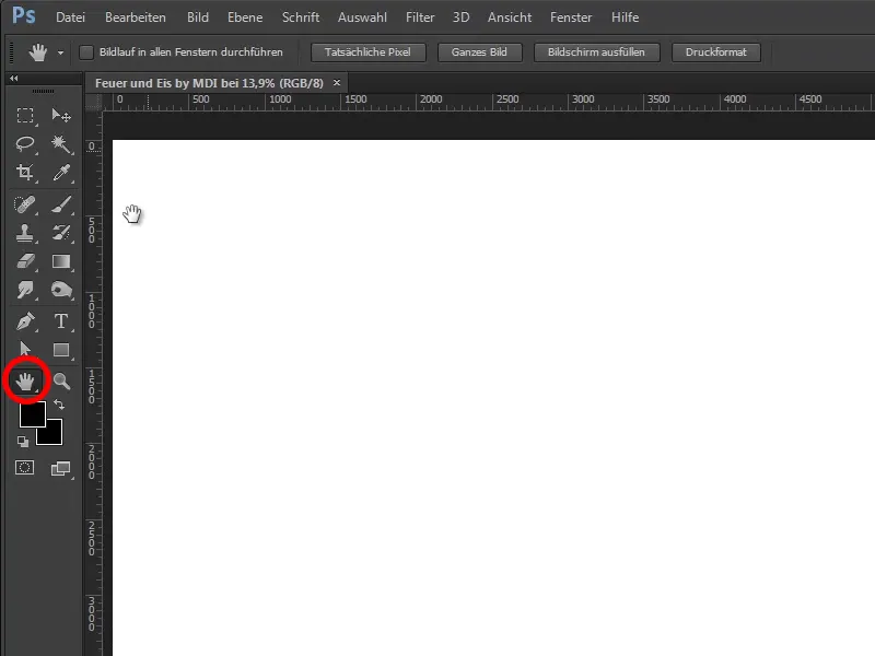 Photoshop composing - Fire and ice - Part 01: Introduction, preparation and placement of the first image