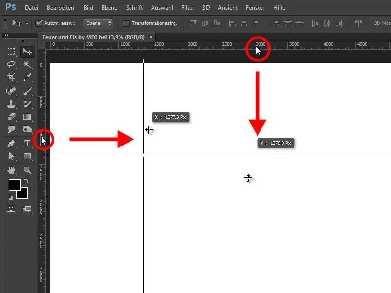 Photoshop composing - Fire and ice - Part 01: Introduction, preparation and placement of the first image