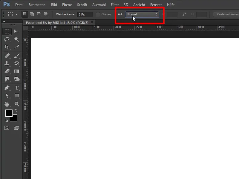 Photoshop composing - Fire and ice - Part 01: Introduction, preparation and placement of the first image