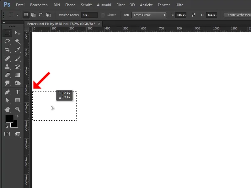 Photoshop composing - Fire and ice - Part 01: Introduction, preparation and placement of the first image