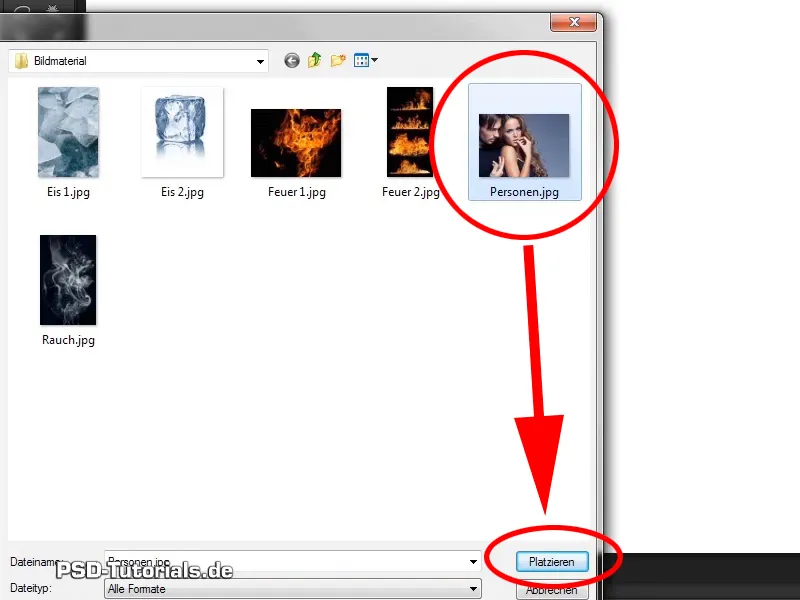 Photoshop composing - Fire and ice - Part 01: Introduction, preparation and placement of the first image