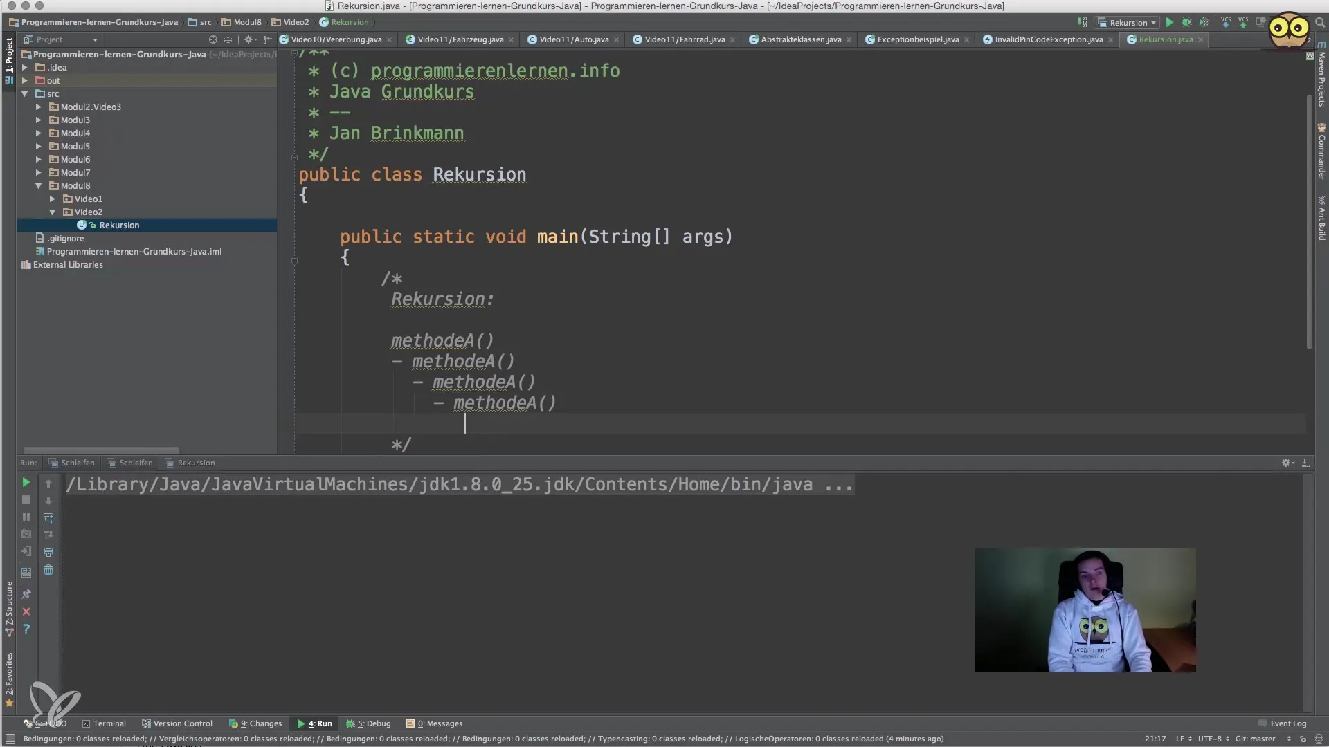 , bag titlen „Rekursion i Java – Effektive metoder med selvopkald“, og for „Meta Description:“ samt „Keywords:“ som følger: , bag titlen "Rekursion i Java - Effektive metoder med selvopkald", og for "Meta Beskrivelse:" samt "Nøgleord:" som følger: