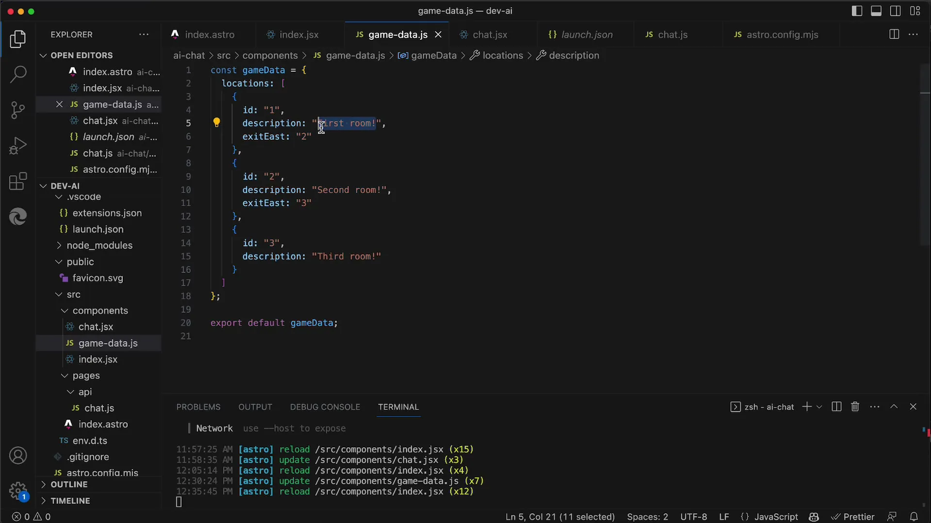 Vytvořit interaktivní chatovací aplikaci s OpenAI API