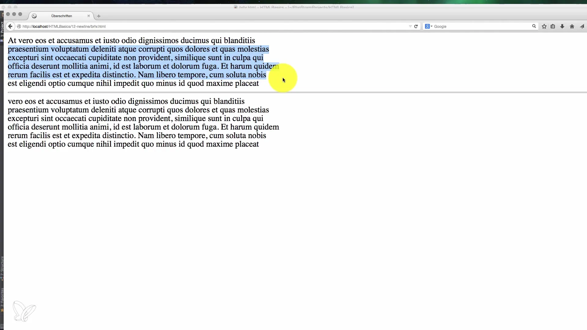 Effektiv indsættelse af afsnit i HTML Effektiv indsættelse af afsnit i HTML