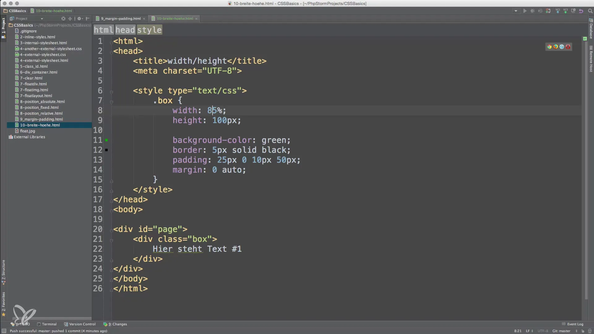 Fastlæggelse af bredde og højde i HTML og CSS Fastlæggelse af bredde og højde i HTML og CSS