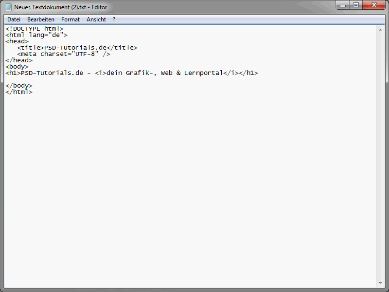 HTML & CSS per principianti (Parte 01): Un primo sguardo a HTML, CSS & Co.