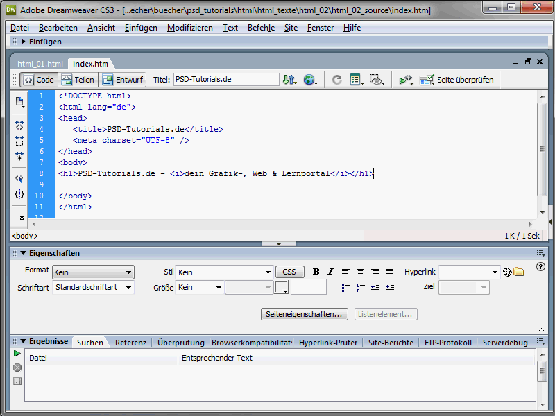 HTML & CSS voor beginners (Deel 01): Een eerste blik op HTML, CSS enz.