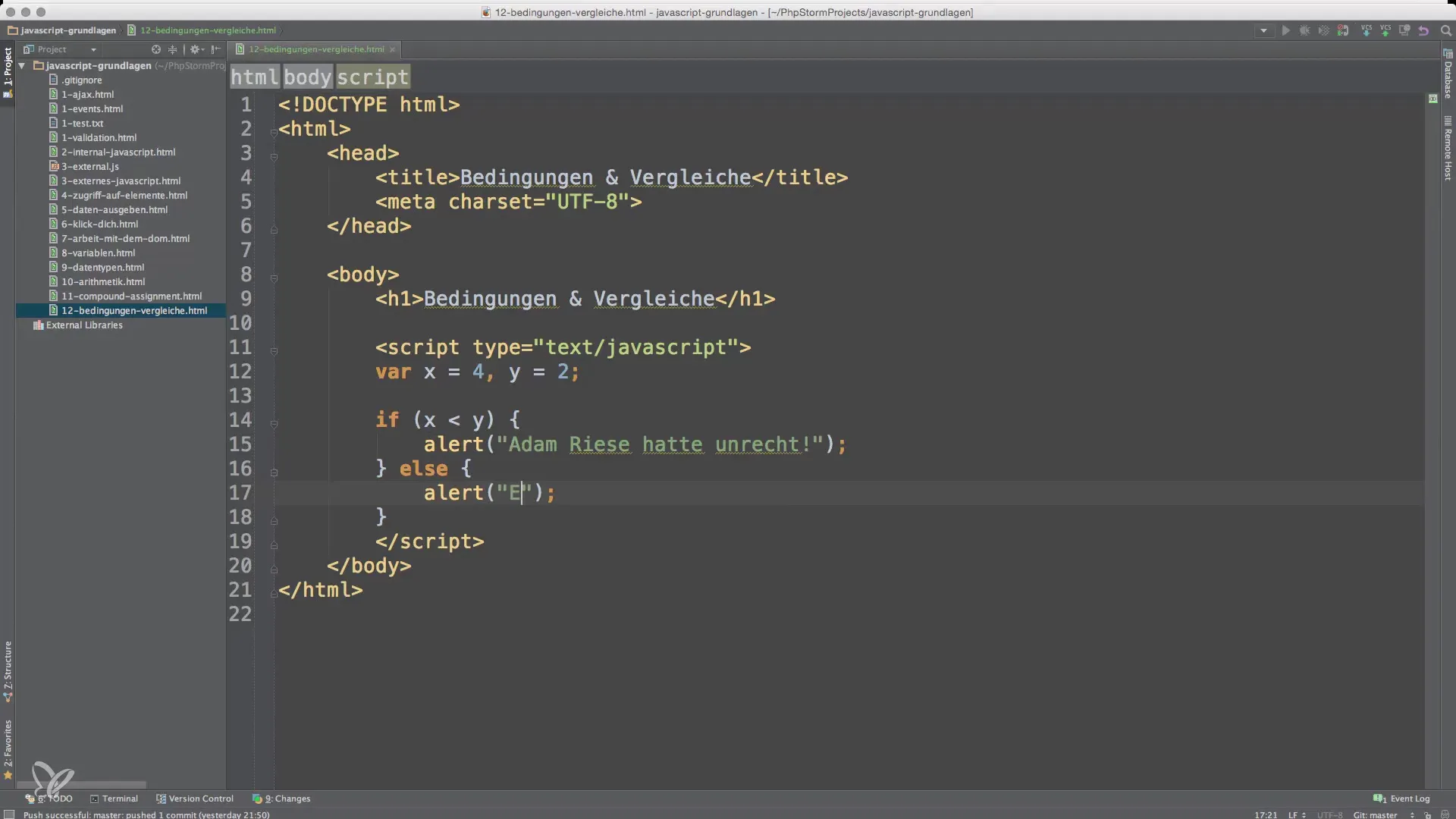 Zrozumieć warunki JavaScript za pomocą if Zrozumienie warunków JavaScript z użyciem if