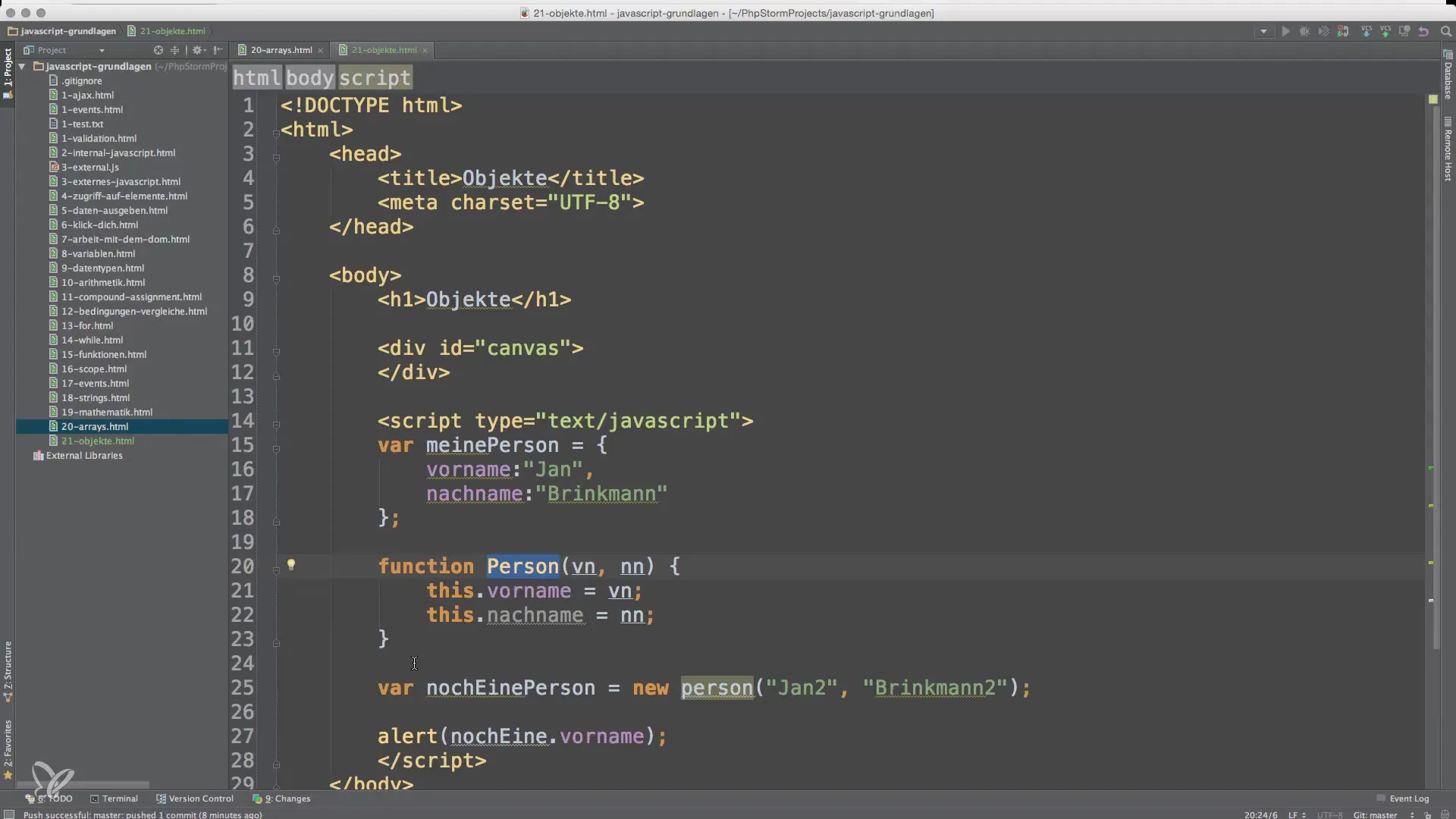 Lær grundlæggende om objektsoprettelse i JavaScript Oprettelse af objekter i JavaScript – Lære grundlæggende