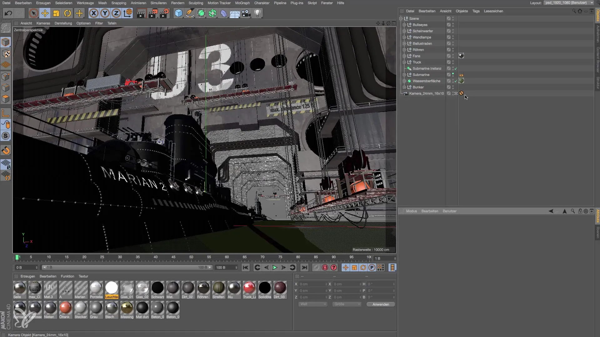Éclairage dans Cinema 4D : Concevoir la scène principale de manière efficace Mise en lumière dans Cinema 4D : Concevoir efficacement la scène principale