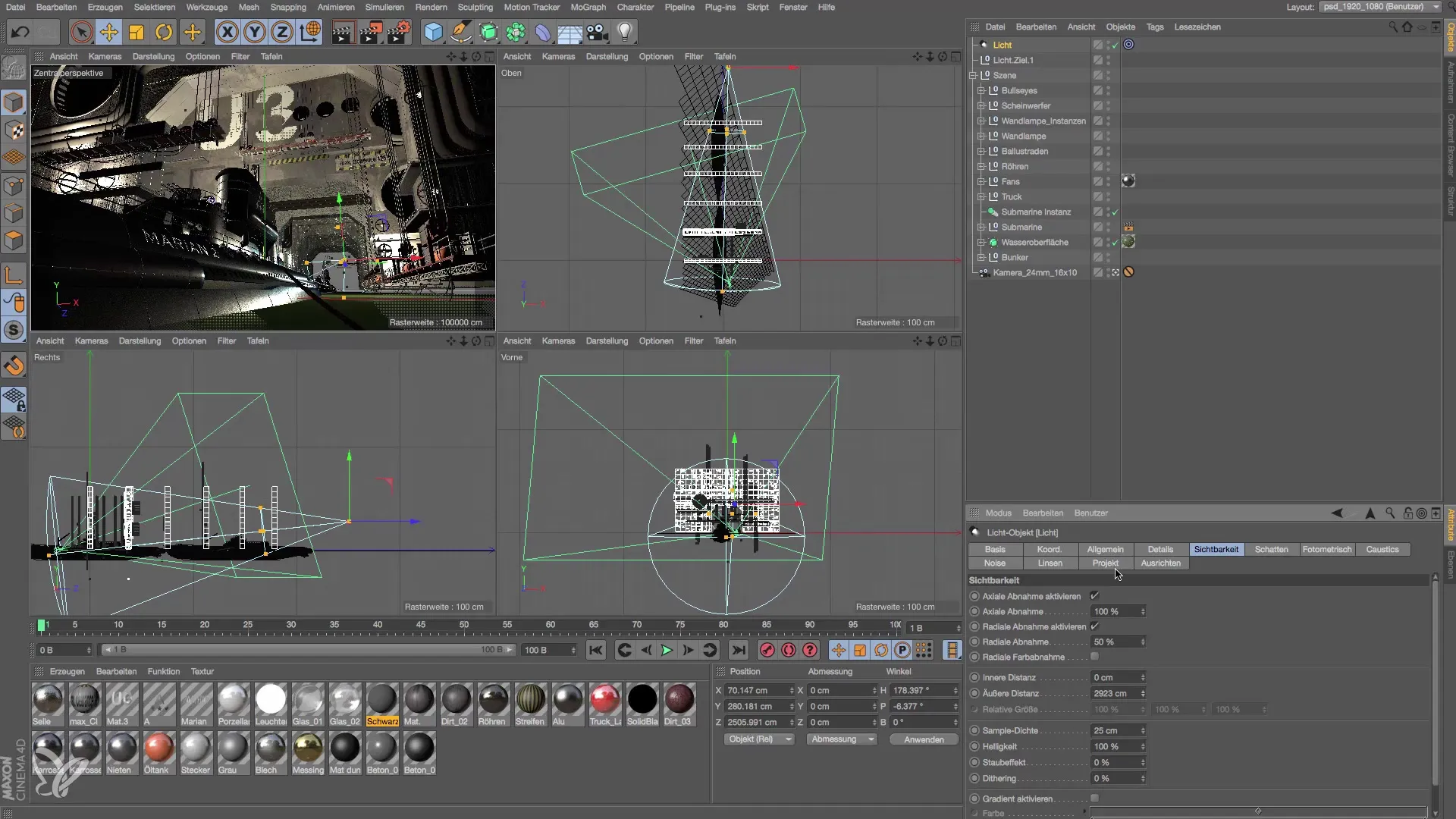 Mise en lumière dans Cinema 4D : créer facilement une source de lumière principale Mise en lumière dans Cinema 4D : création d'une source lumineuse principale