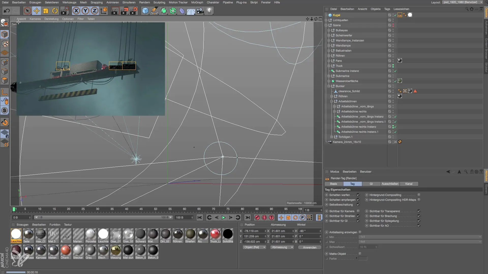 Éclairage de camion dans Cinema 4D : Utiliser correctement le matériau lumineux Éclairage de camion dans Cinema 4D : Utiliser correctement le matériau lumineux