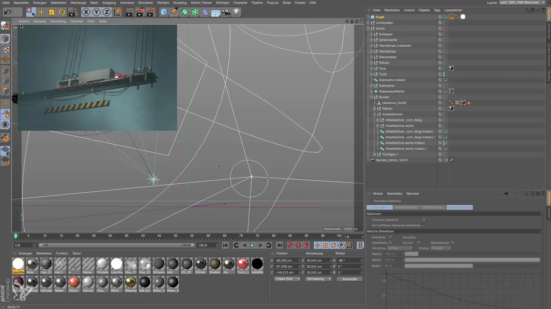 Éclairage de camion dans Cinema 4D : Utiliser correctement le matériau lumineux Éclairage de camion dans Cinema 4D : Utiliser correctement le matériau lumineux