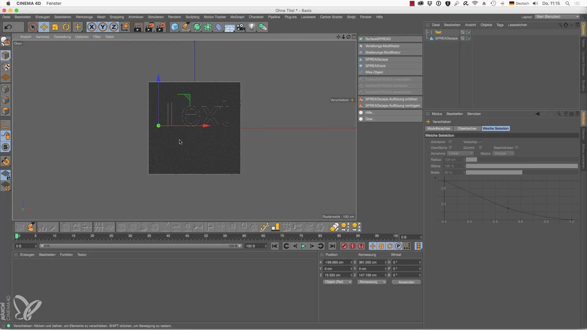 Objet SPREADscape dans Cinema 4D : Créez des paysages impressionnants Objet SPREADscape dans Cinema 4D : Créez des paysages impressionnants