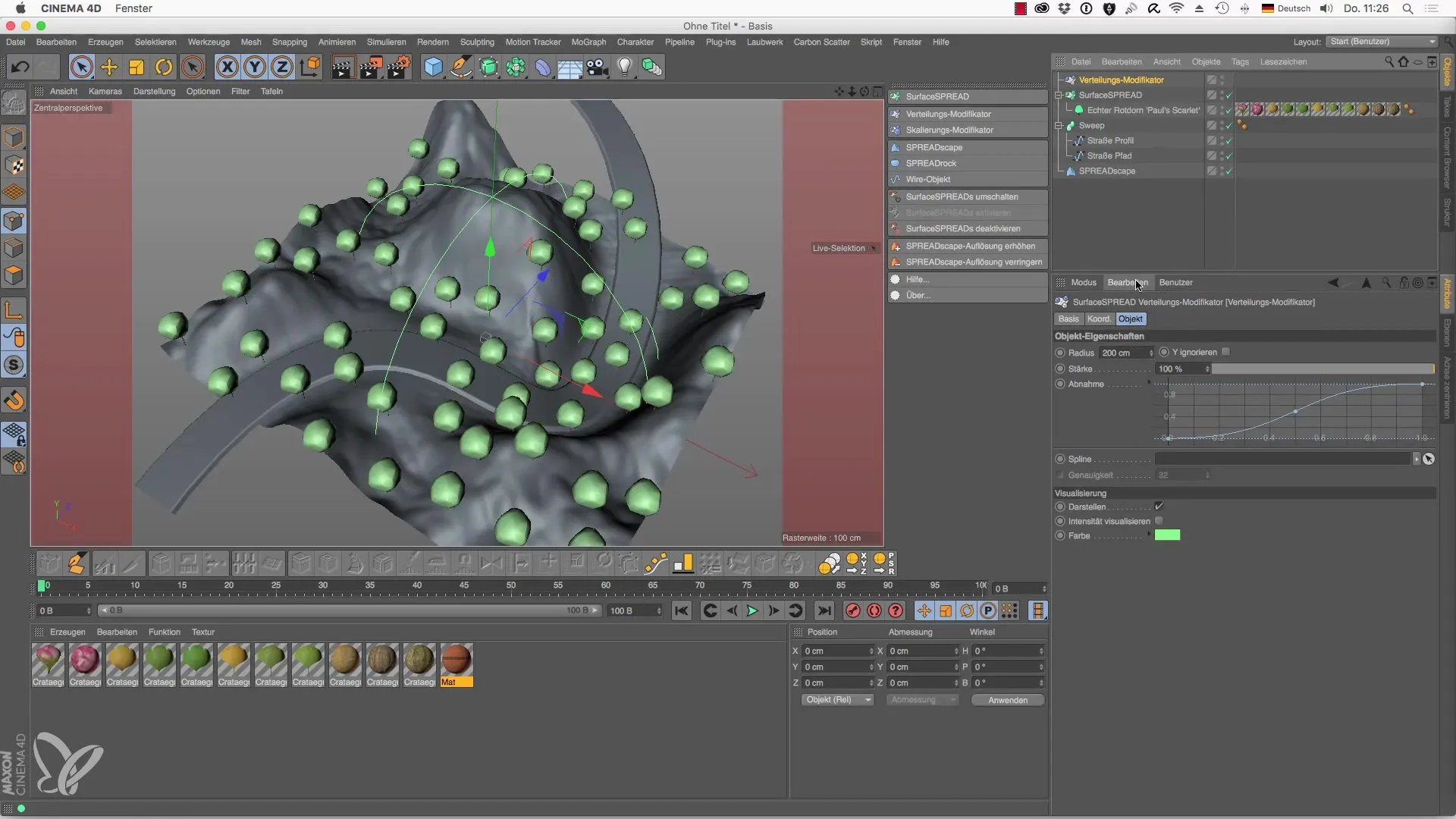 Objet SPREADscape dans Cinema 4D : Créez des paysages impressionnants Objet SPREADscape dans Cinema 4D : Créez des paysages impressionnants