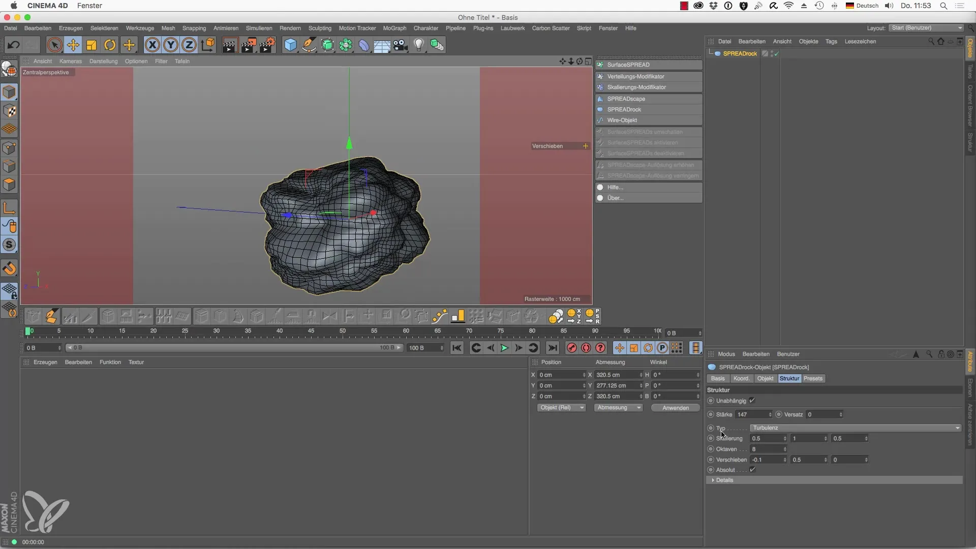 SPREADrock pour Cinema 4D : créer votre propre générateur de pierre SPREADrock pour Cinema 4D : Créez votre propre générateur de pierre