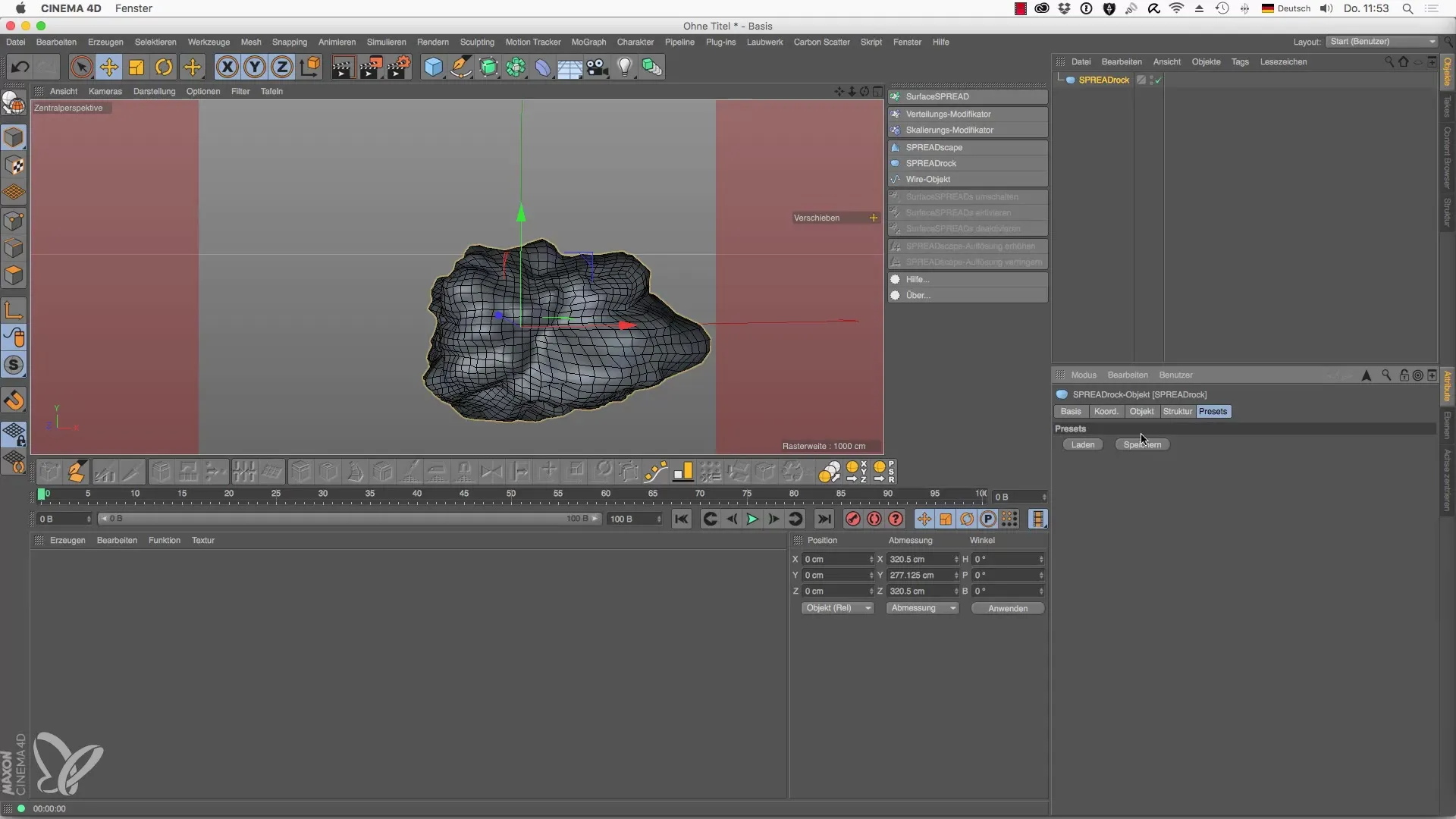 SPREADrock pour Cinema 4D : Créez votre propre générateur de pierre SPREADrock pour Cinema 4D : créer soi-même un générateur de pierres