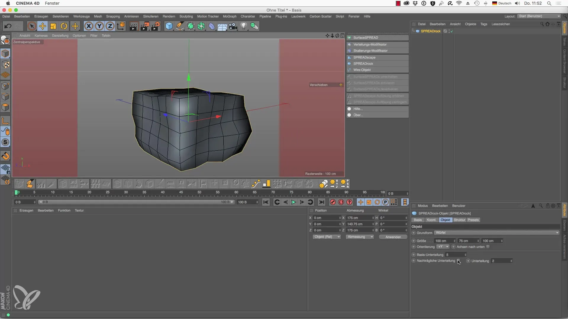 SPREADrock pour Cinema 4D : créer votre propre générateur de pierres SPREADrock pour Cinema 4D : Créez votre propre générateur de pierre