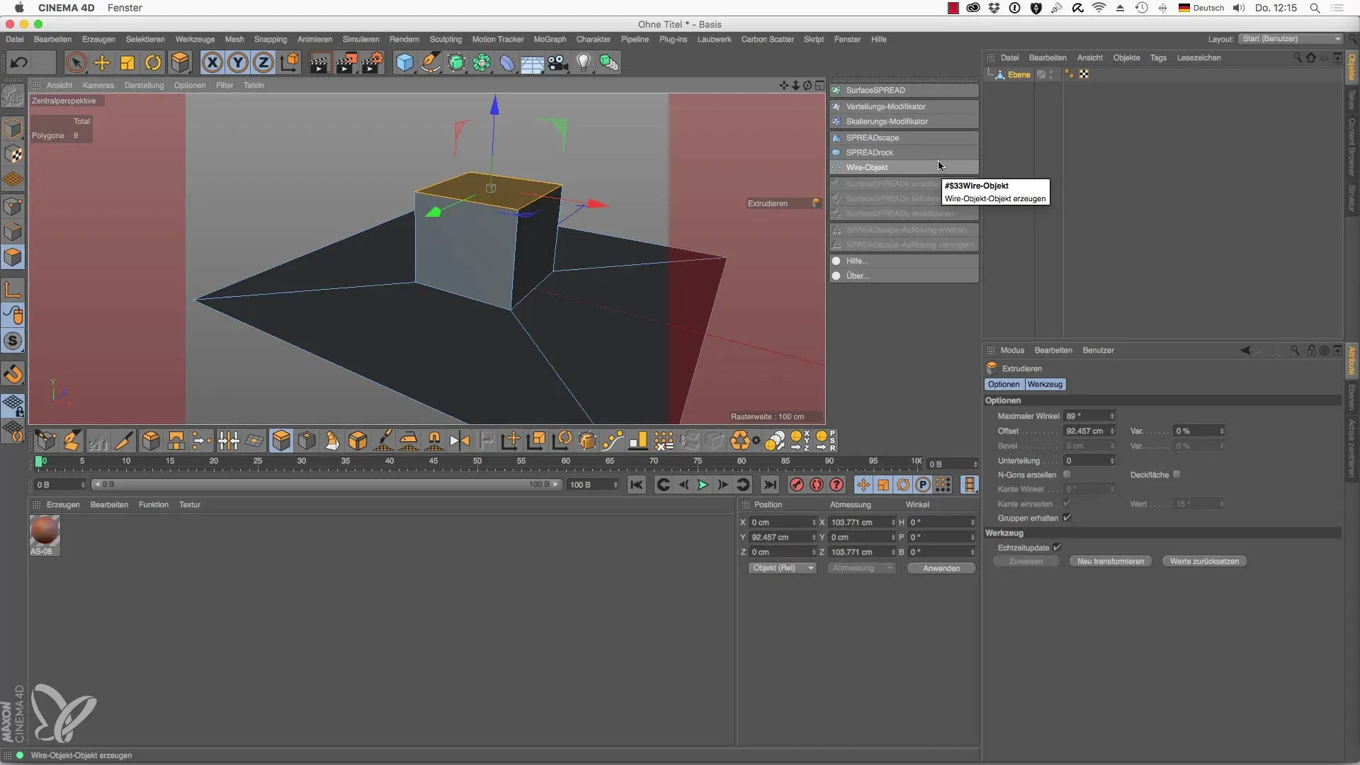 Utiliser correctement un objet Wire dans Cinema 4D Utiliser correctement l'objet Wire dans Cinema 4D
