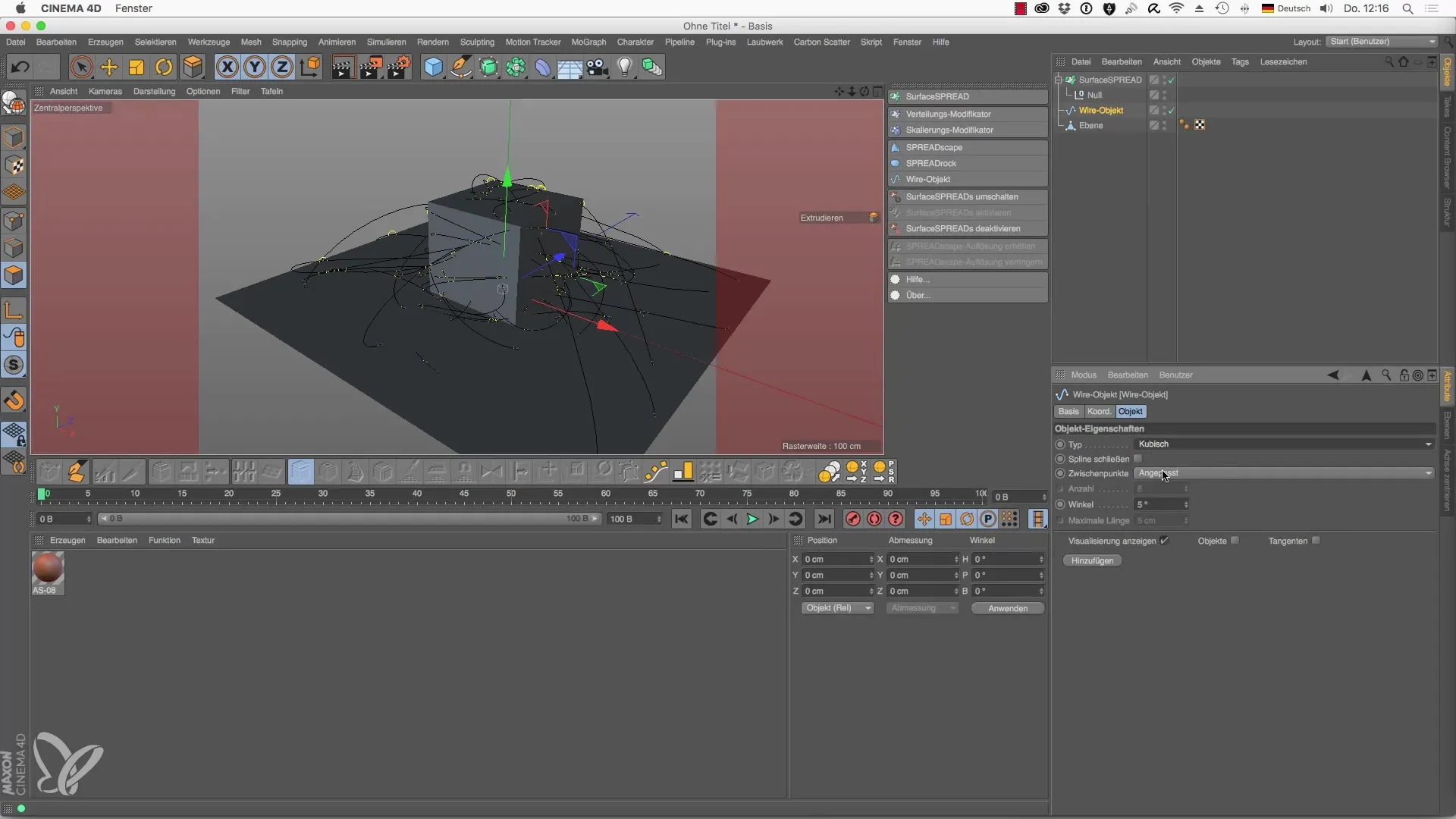 Utiliser correctement l'objet Wire dans Cinema 4D Utiliser correctement l'objet Wire dans Cinema 4D