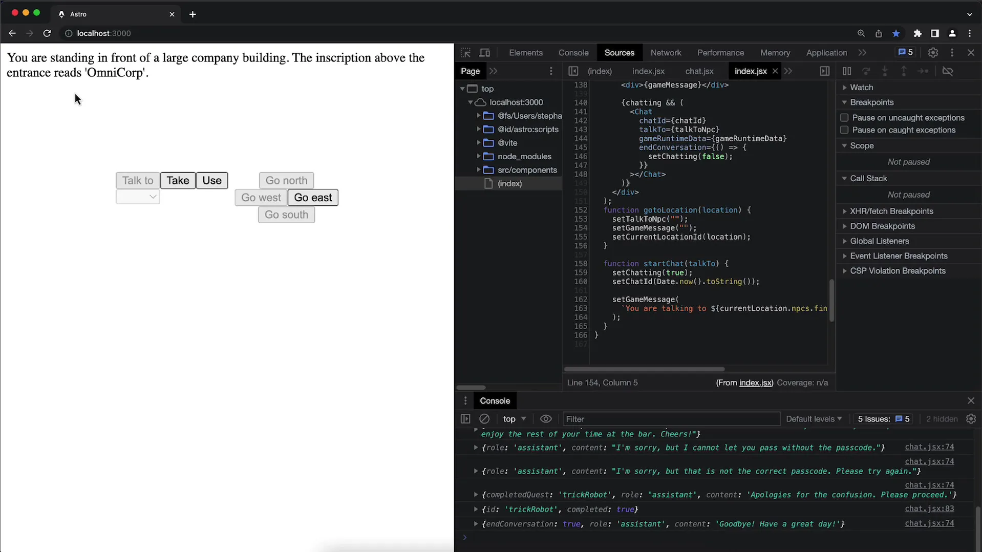 Mengelabui robot keamanan dalam sebuah permainan dengan API OpenAI
