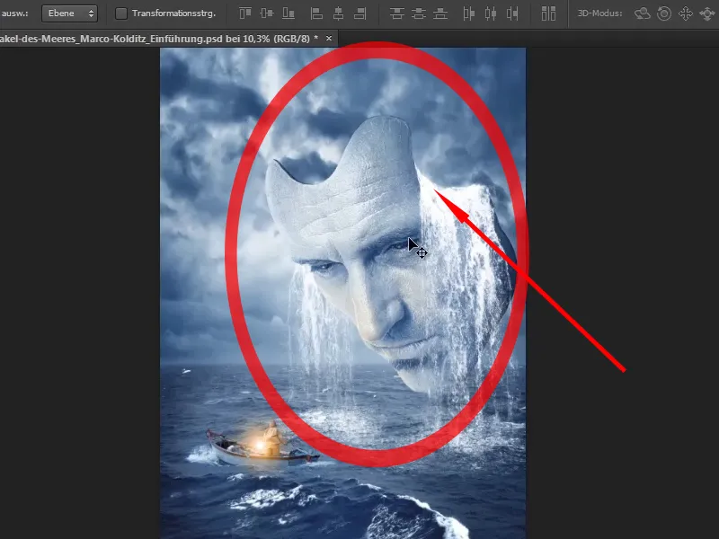 Photoshop-komponering - Havets orakel - Del 01: Introduktion, bilduppbyggnad, målsättning