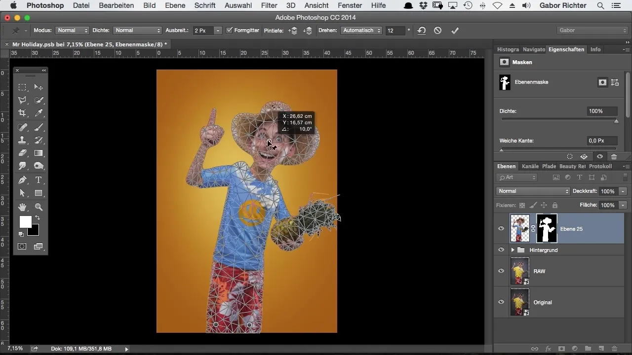 Kropform design med formgitter i Photoshop Kropform skabe med formgitter i Photoshop