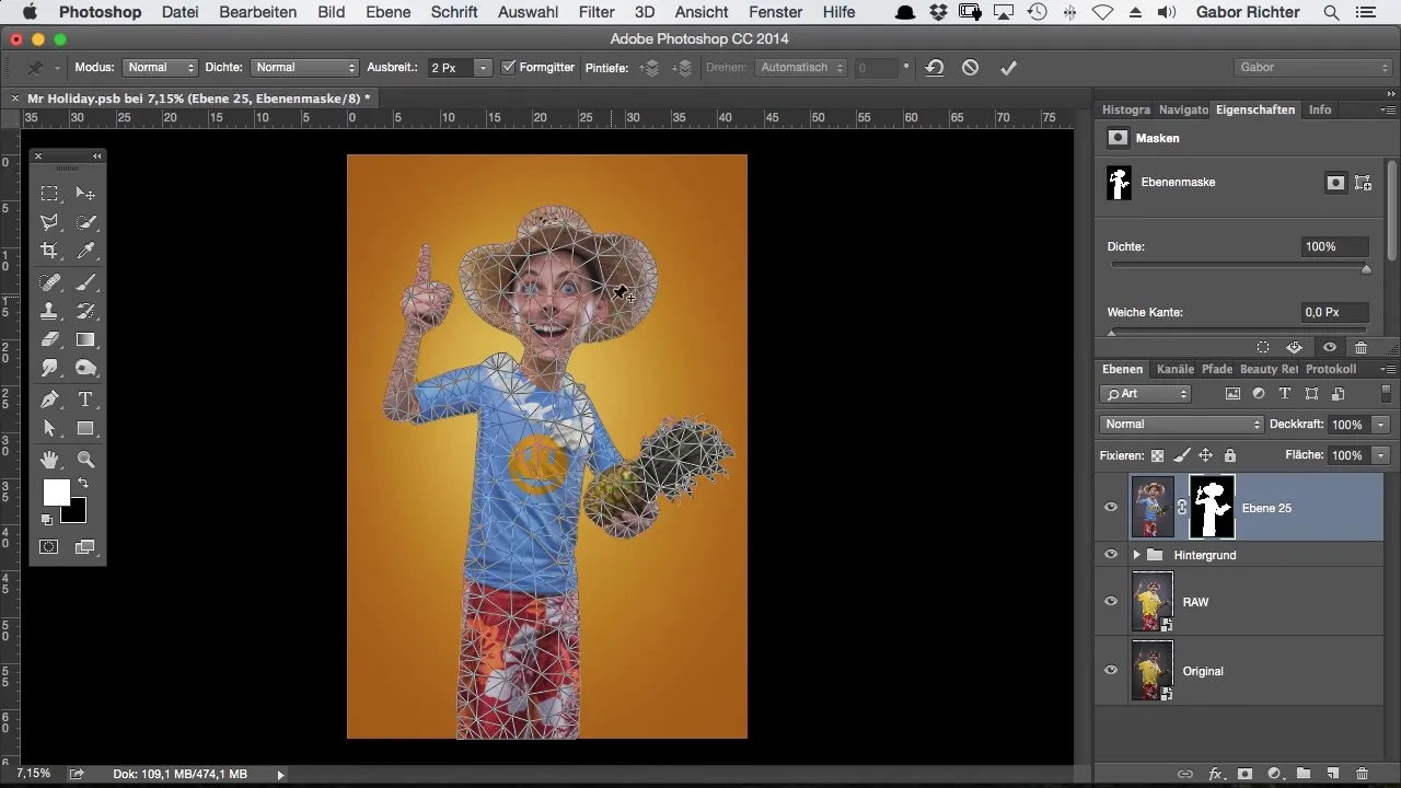 Kropform skabe med formgitter i Photoshop Kropform skabe med formgitter i Photoshop