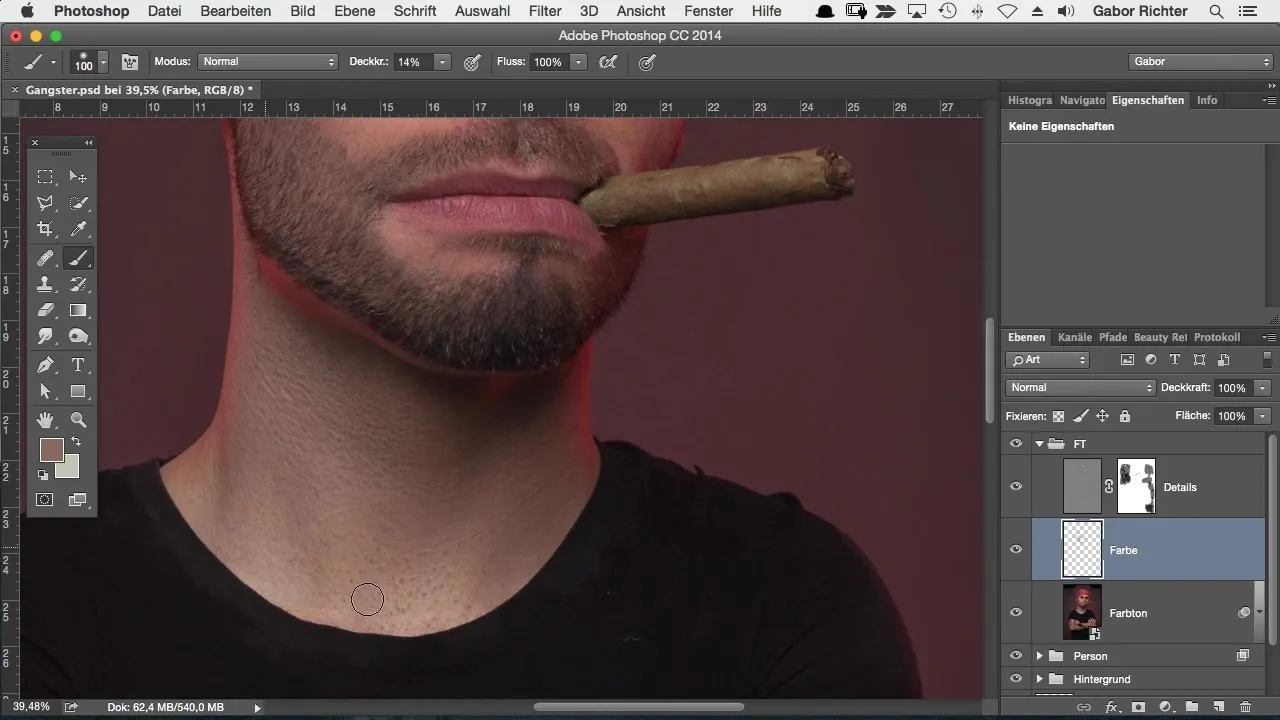 Perfektionering af hudtoner med frekvensseparation i Photoshop Forfining hudtoner med frekvensseparation i Photoshop