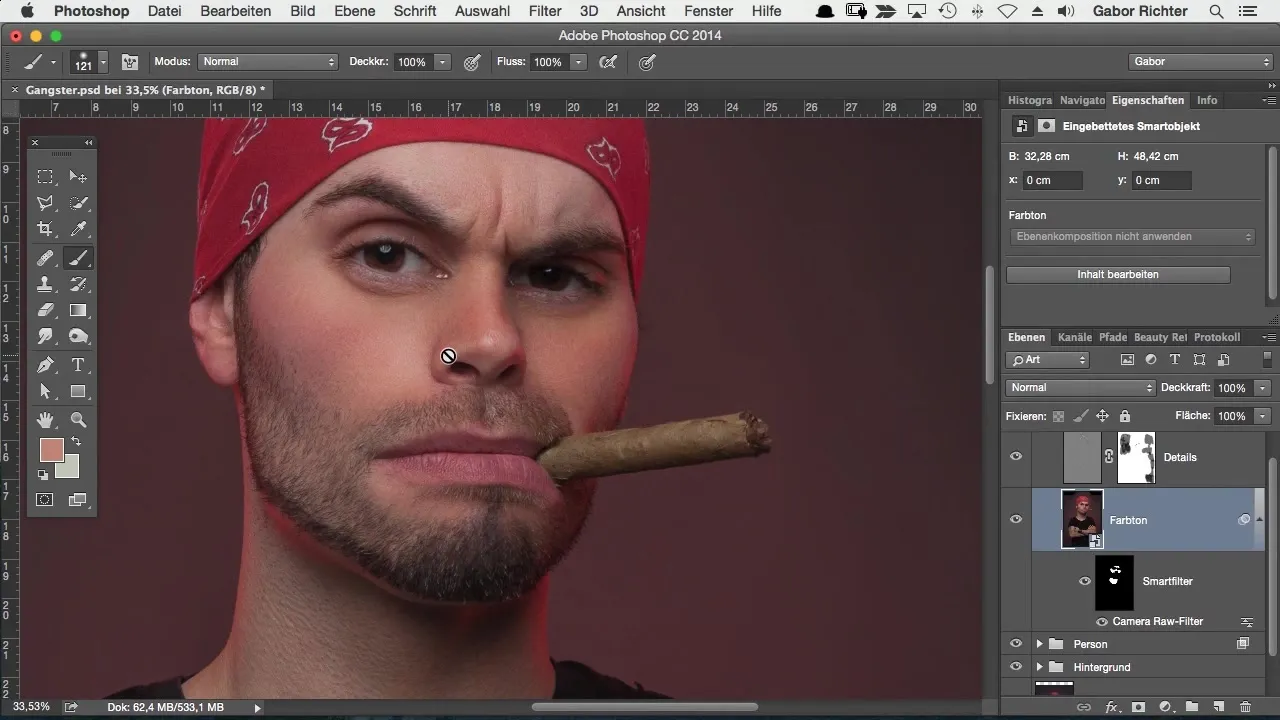 Forbedre hudtoner med frekvensadskillelse i Photoshop Perfektionere hudtoner med frekvensseparation i Photoshop
