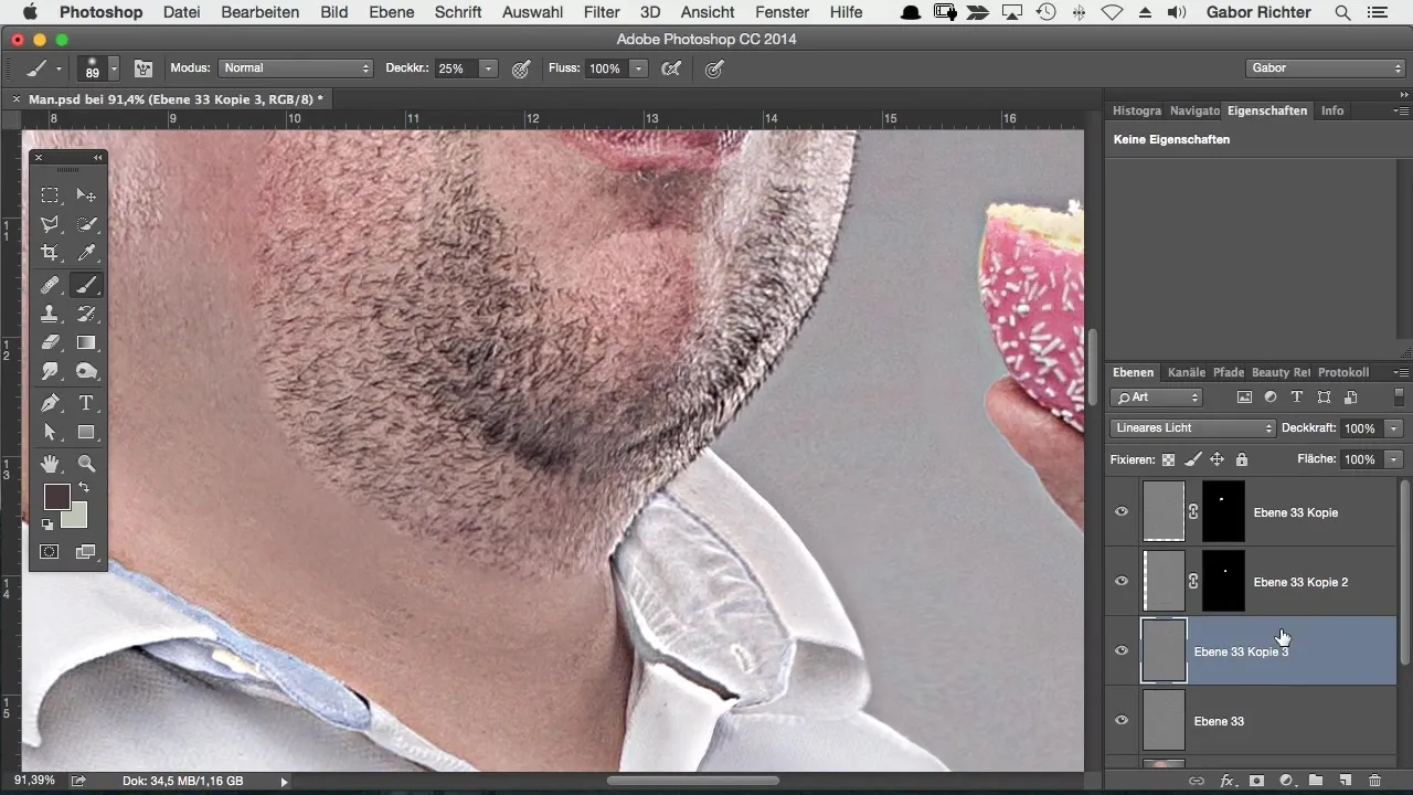 Bart effektiv udfyldning i Photoshop Bart effektiv udfyldning i Photoshop