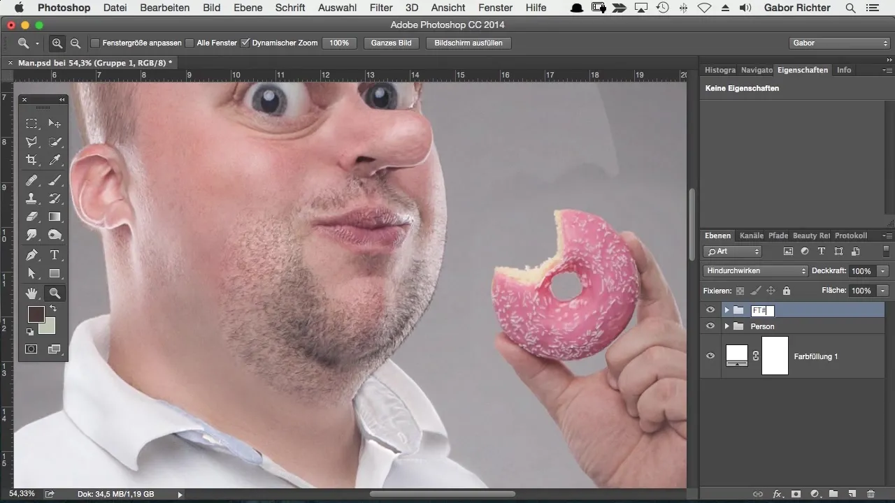 Bart effektiv udfyldning i Photoshop Bart effektiv udfyldning i Photoshop