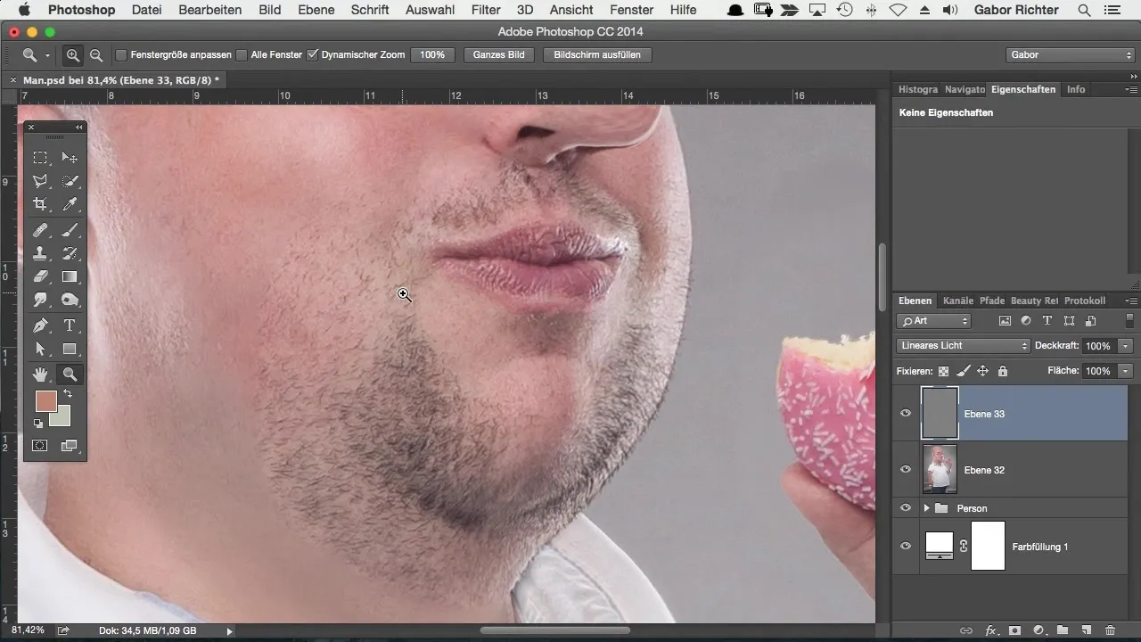 Bart effektiv udfyldning i Photoshop Bart effektiv udfyldning i Photoshop