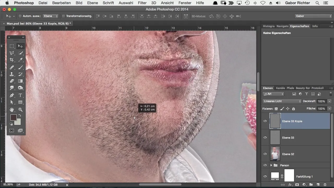 Bart effektiv udfyldning i Photoshop Bart effektiv udfyldning i Photoshop