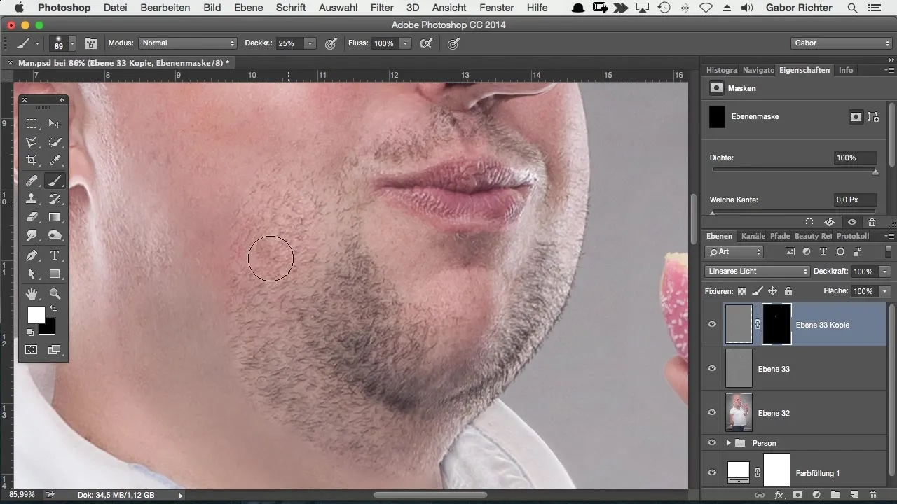 Bart effektiv udfyldning i Photoshop Bart effektiv udfyldning i Photoshop