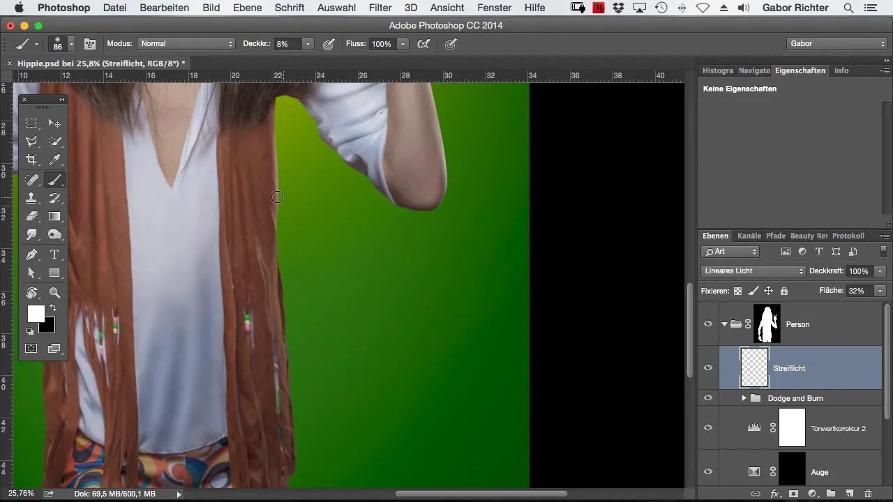 Effektiv maling af stribelys i Photoshop Effektiv maling af stribelys i Photoshop