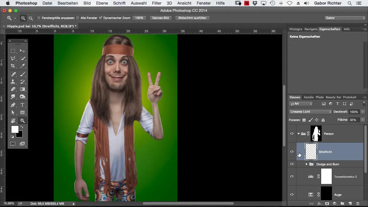 Effektiv maling af striber i Photoshop Effektiv maling af streiflys i Photoshop