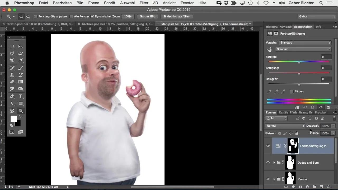 Ændr farve på din tegneseriefigur i Photoshop ændre farven på din comicfigur i Photoshop