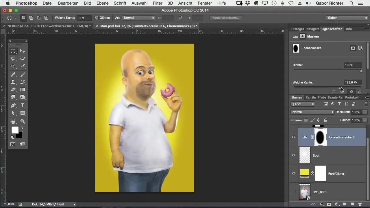 Baggrund med et spotdesign i Photoshop Baggrund med et spotdesign i Photoshop