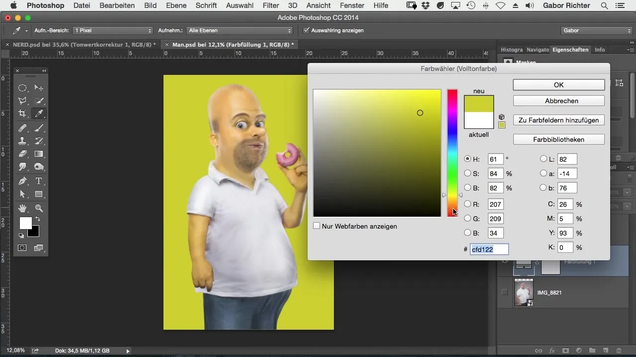 Baggrund med en spot designe i Photoshop Baggrund med et spotlight lavet i Photoshop