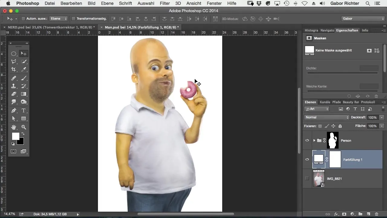 Baggrund med en spot designet i Photoshop Baggrund med et spotlight designet i Photoshop