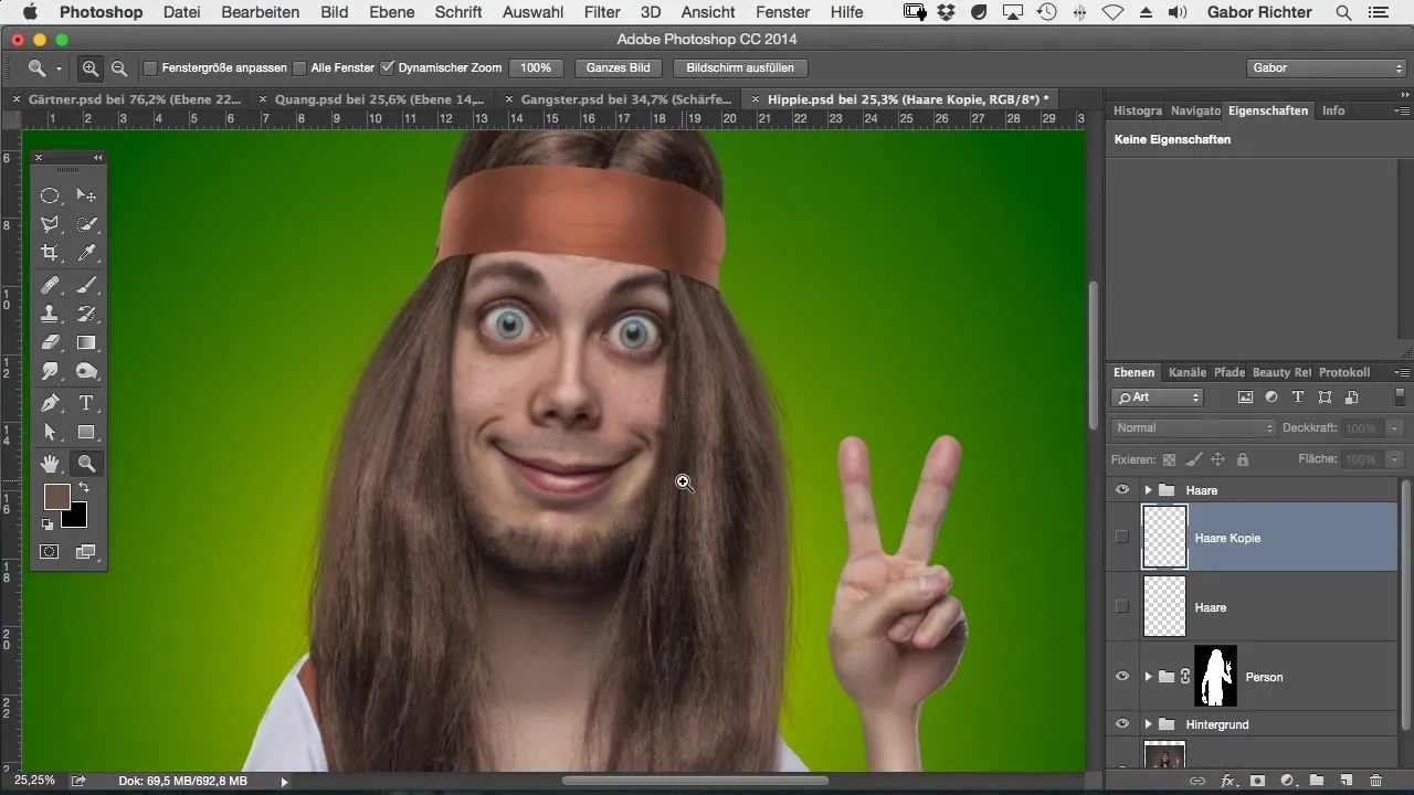 Comic-hår maling: Tips til Photoshop Comic-hår tegning: Tips til Photoshop