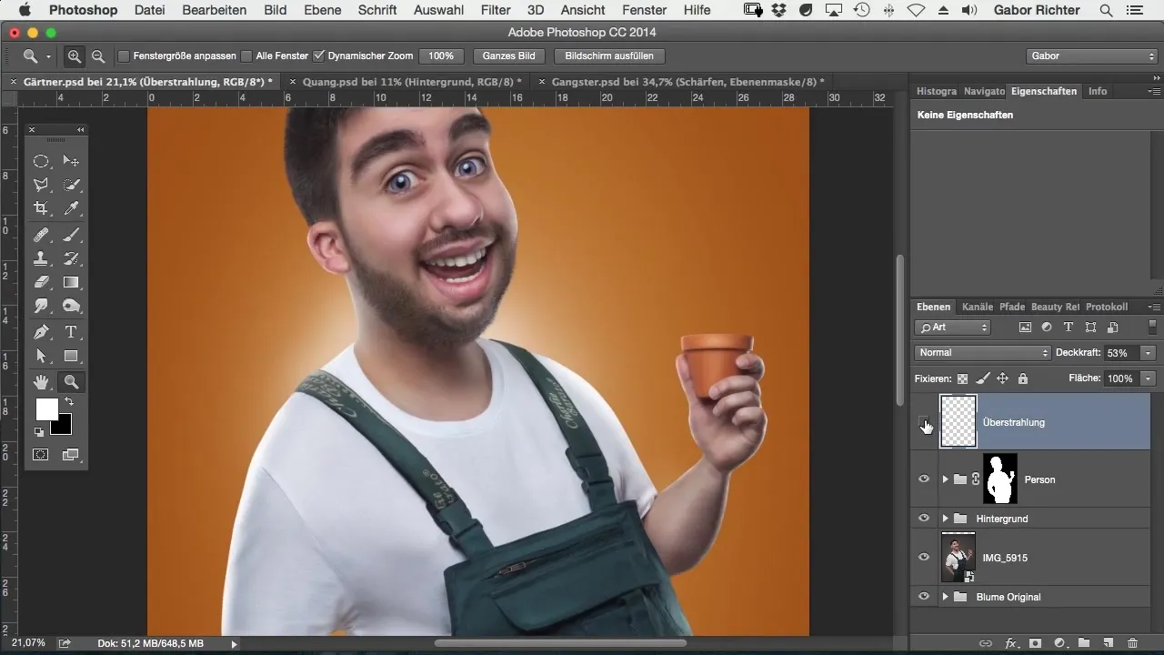 Tips til overstråling i comic-stil til Photoshop Tips til overbelyst effekt i comic-stil til Photoshop