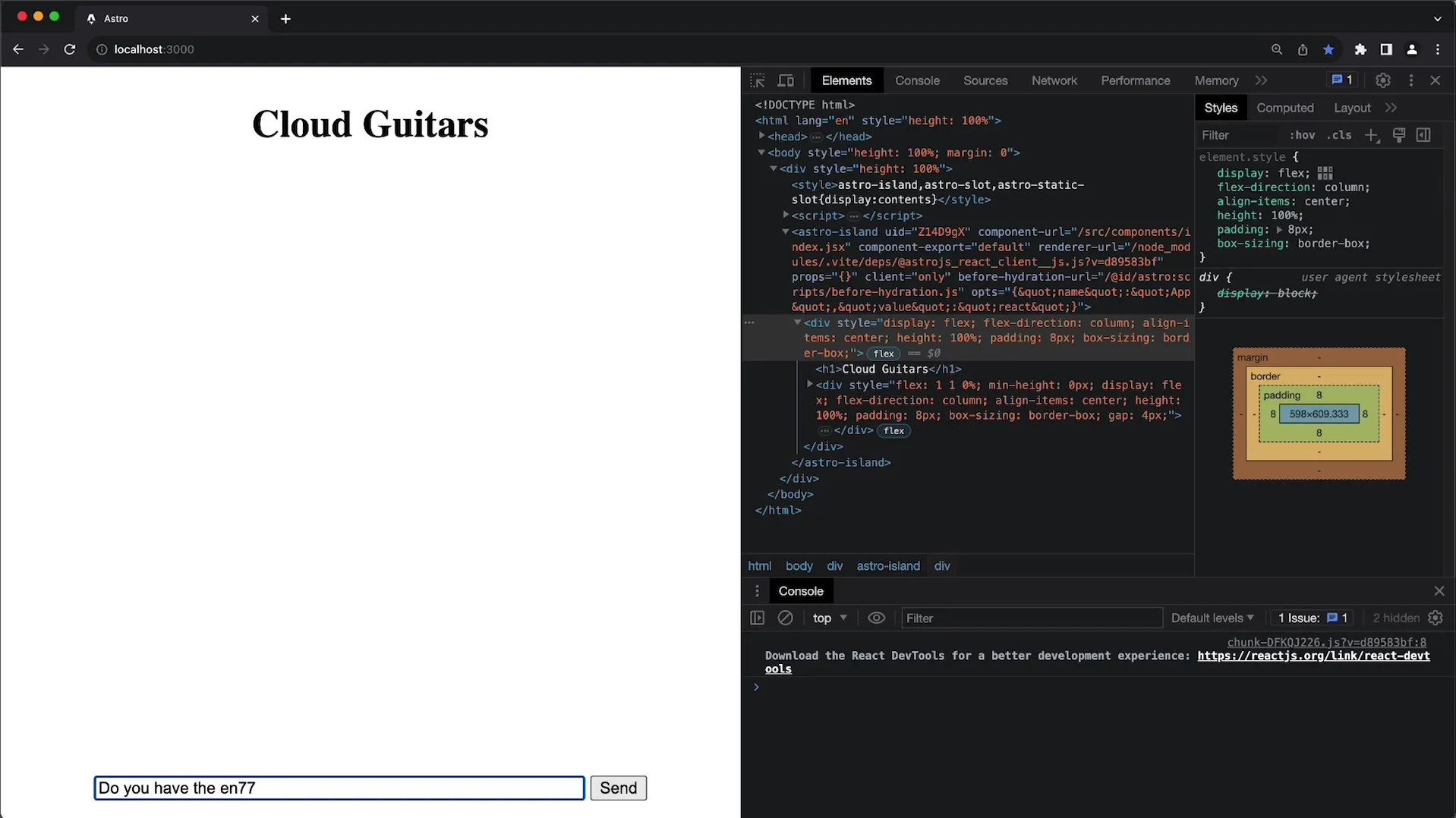 Implementation of a fuzzy product search with OpenAI API