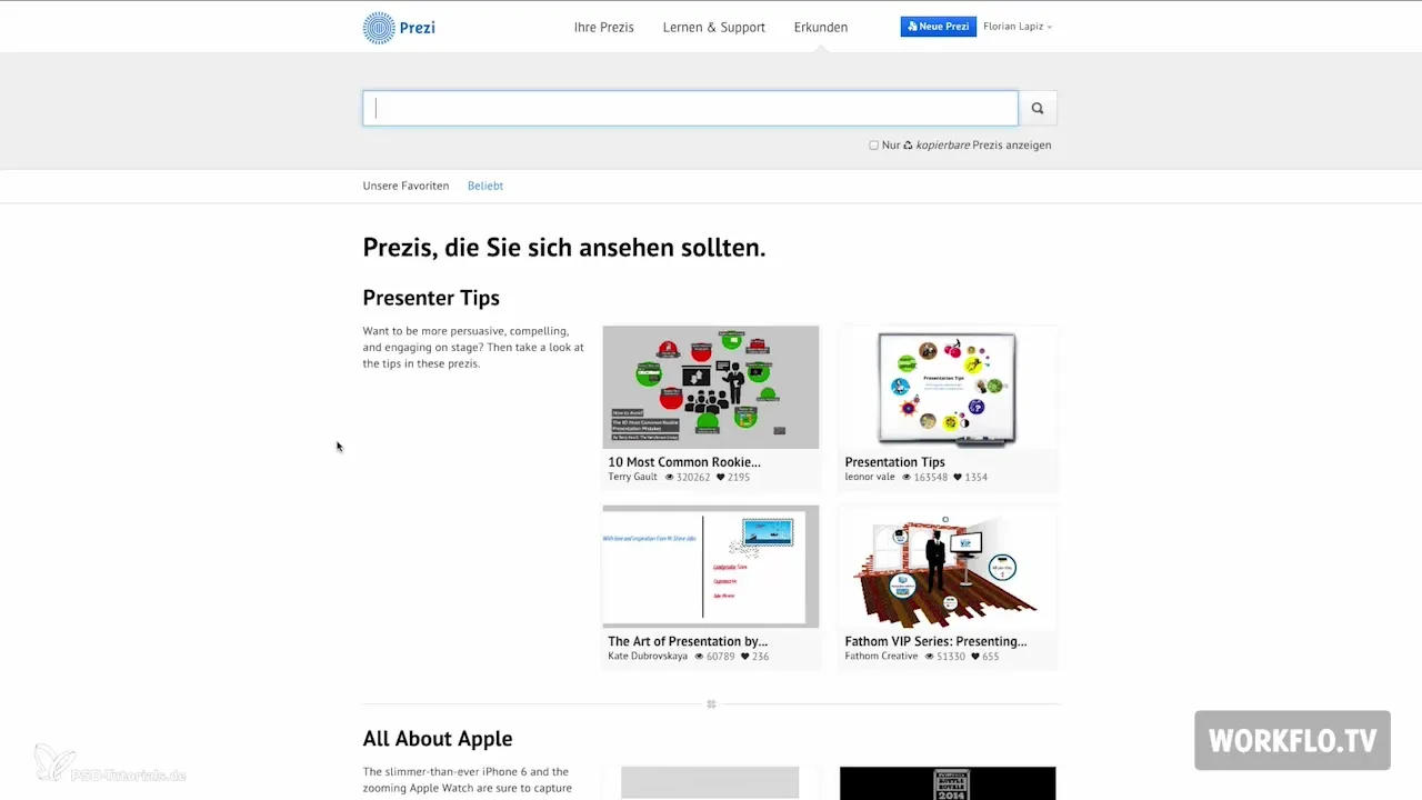 Prezi algajatele – kasutuskohtade optimaalne ärakasutamine