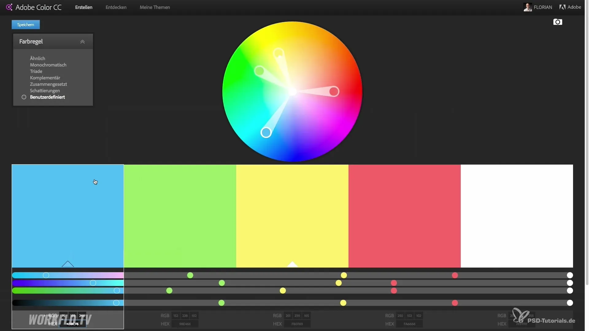 Harmonic color combinations for effective presentations Harmonic color combinations for effective presentations