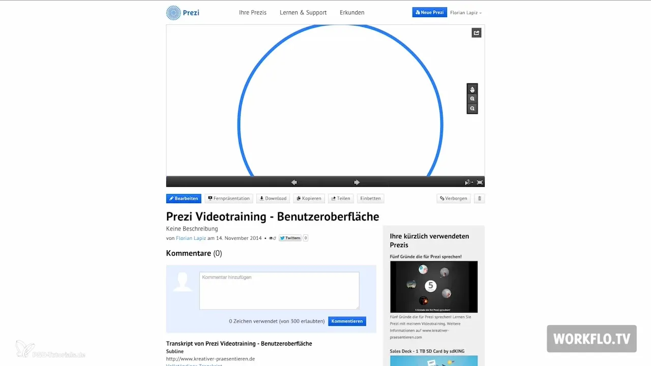 Prezi für Einsteiger – Bedienoberfläche erfolgreich nutzen Prezi für Einsteiger – Bedienoberfläche erfolgreich nutzen